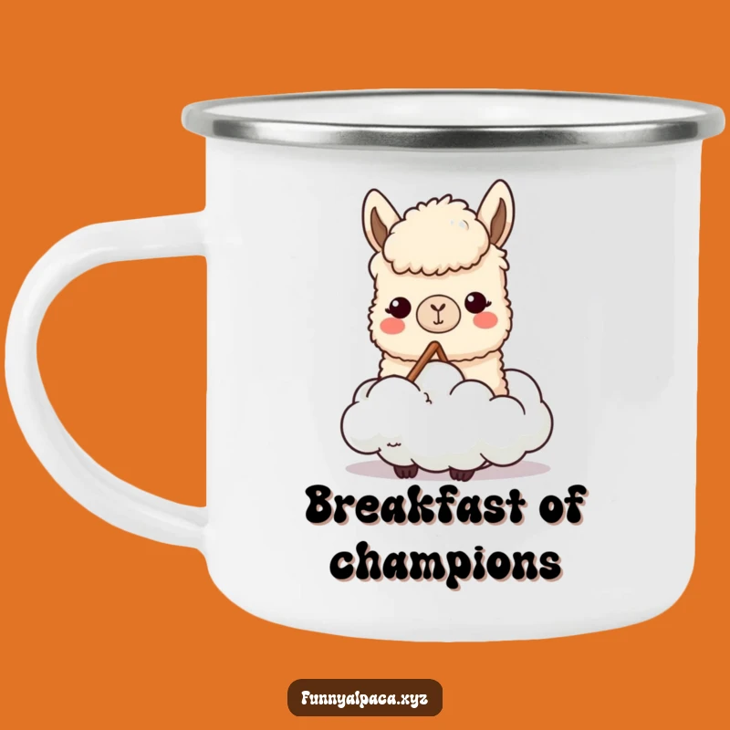 Funny Content Alpaca Camping Mug: Adventure Fuel, Perfect Outdoorsy Gift