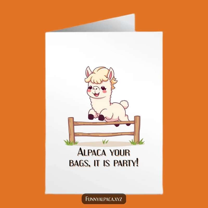 Free Printable Alpaca Birthday Card - Leap for Joy, Downloadable Laughs!