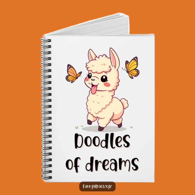 Funny Playful Alpaca Notebook - Jot Down Fun Ideas with Flair