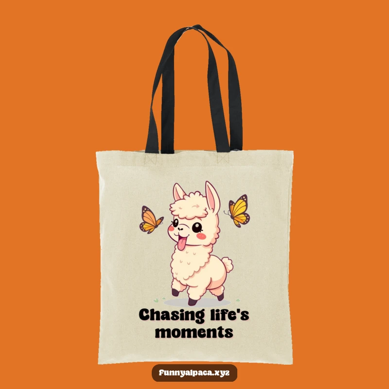Funny Playful Alpaca Tote Bag - Carry Your Fun Wherever You Go
